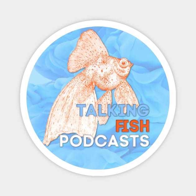 Fish Logo with Background Magnet by TalkingFishPodcasts